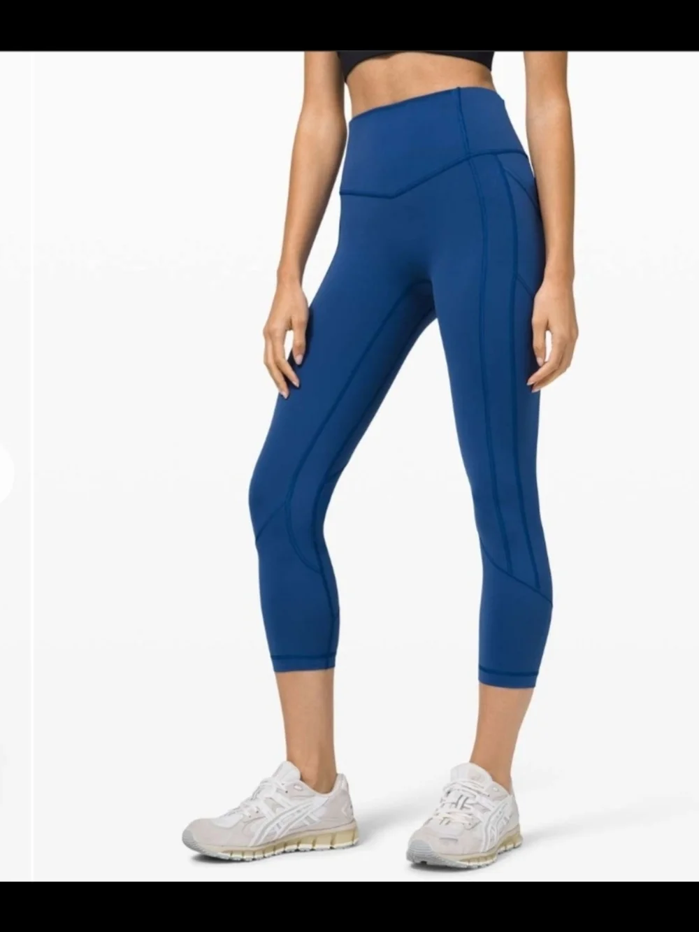 High-Waist Navy Active Leggings